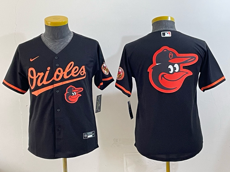 Youth 2025 Baltimore Orioles Blank black Nike MLB Jersey 001